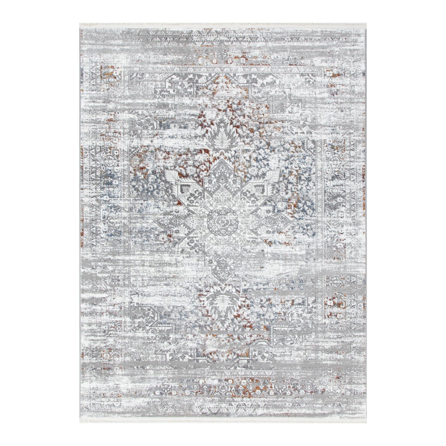 Bohemian Paradise Medalion Grey Multi Rug - 06GMUL