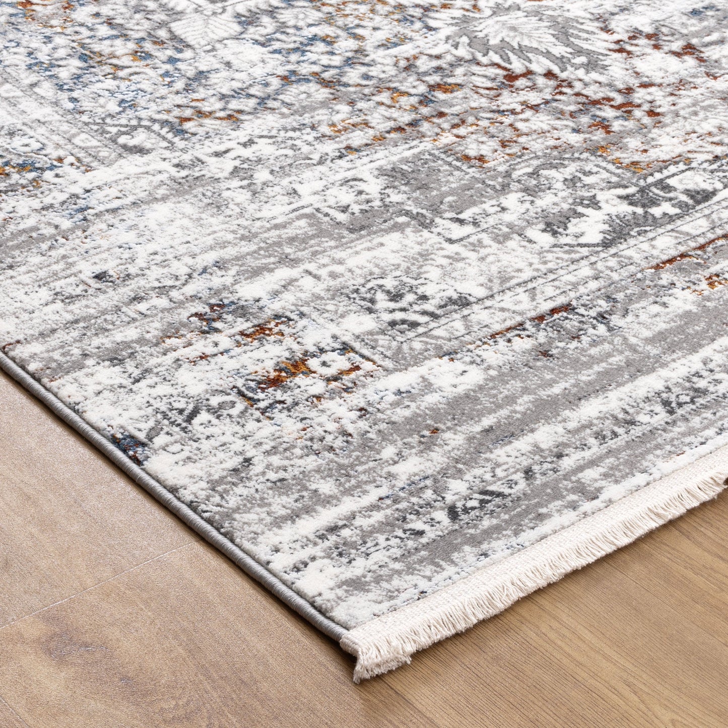 Bohemian Paradise Medalion Grey Multi Rug - 06GMUL