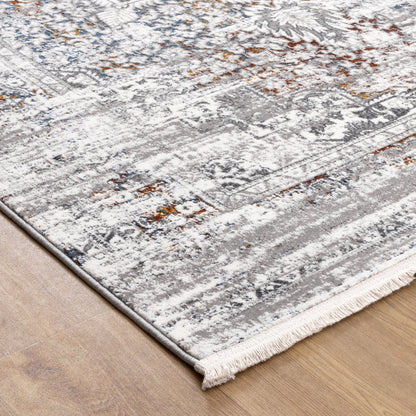 Bohemian Paradise Medalion Grey Multi Rug - 06GMUL