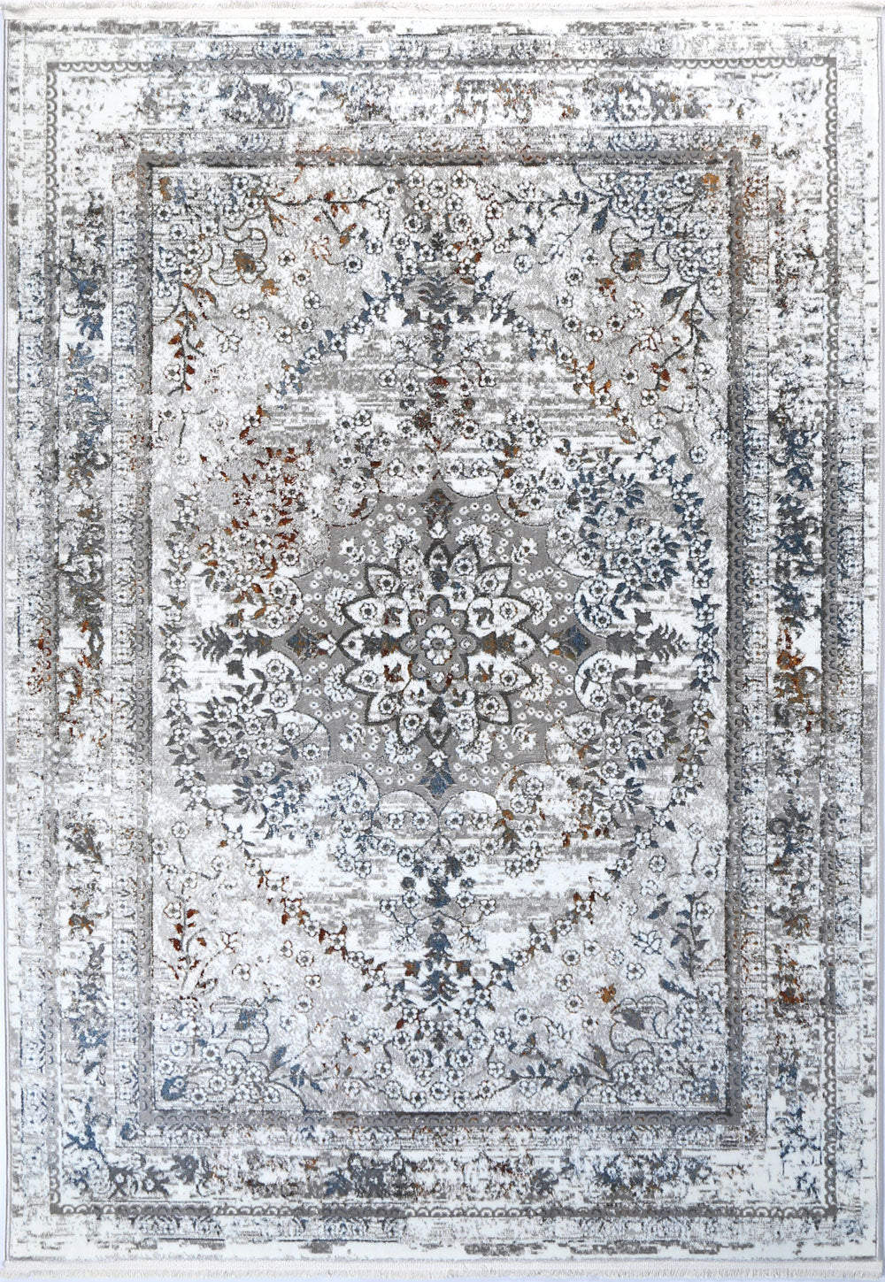 Bohemian | Paradise Vintage Medalion Rug - Grey Multi