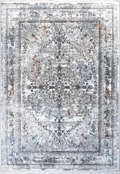 Bohemian | Paradise Vintage Medalion Rug - Grey Multi