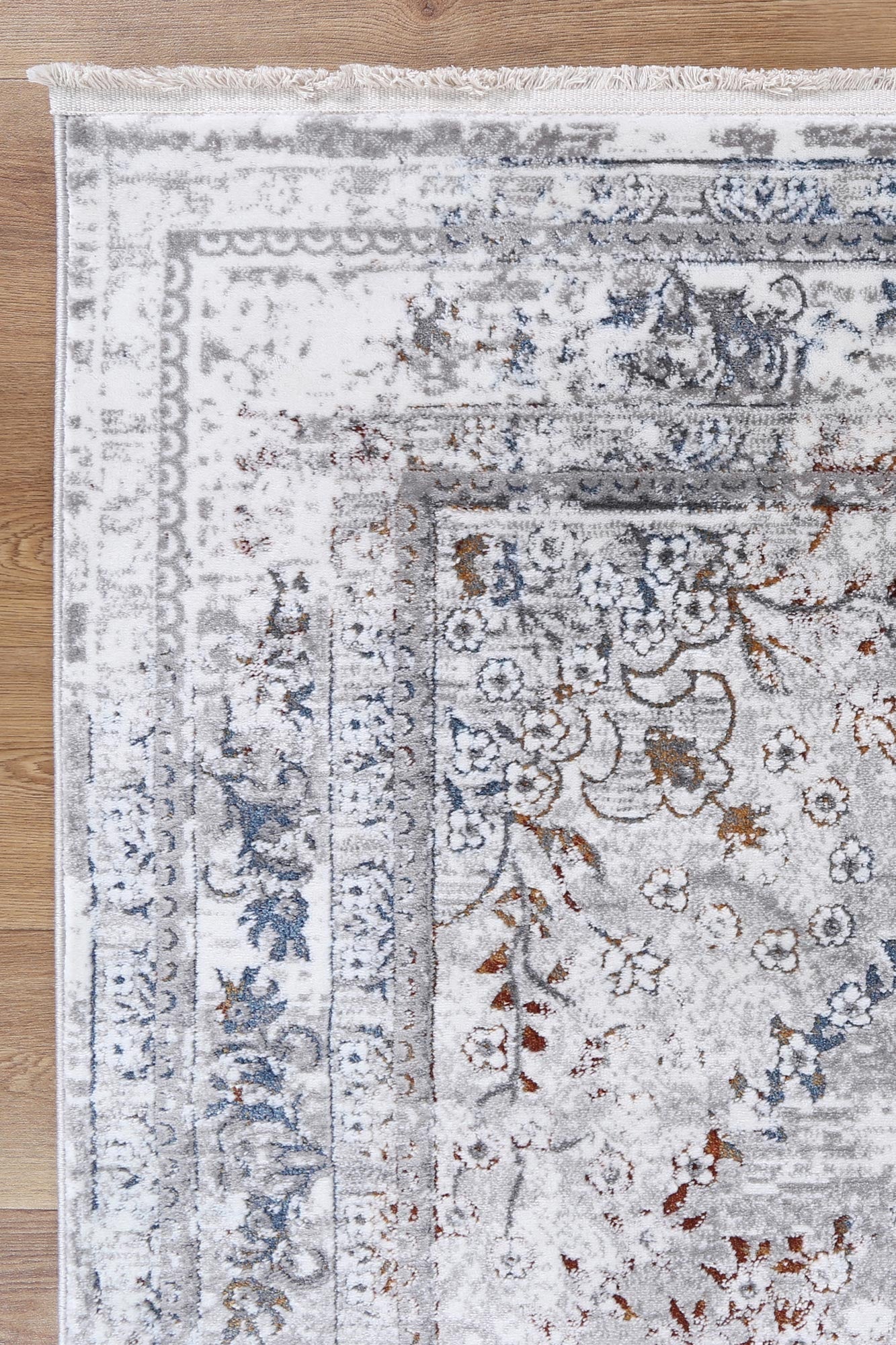 Bohemian | Paradise Vintage Medalion Rug - Grey Multi