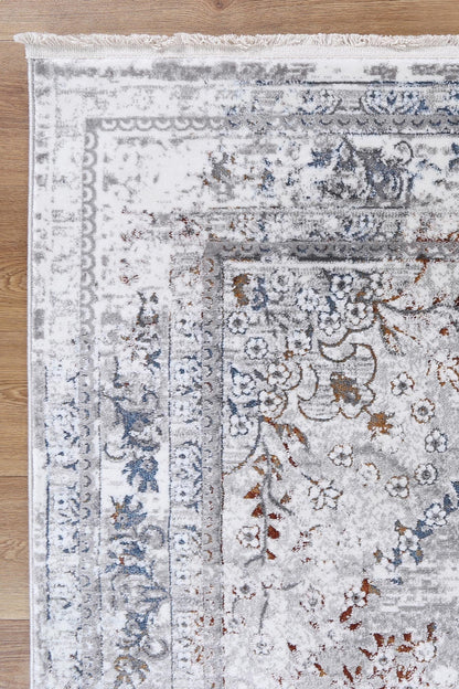 Bohemian | Paradise Vintage Medalion Rug - Grey Multi