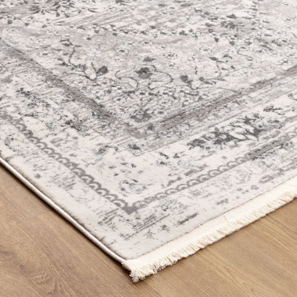Bohemian Paradise Vintage Medalion Grey Rug - 08GREY