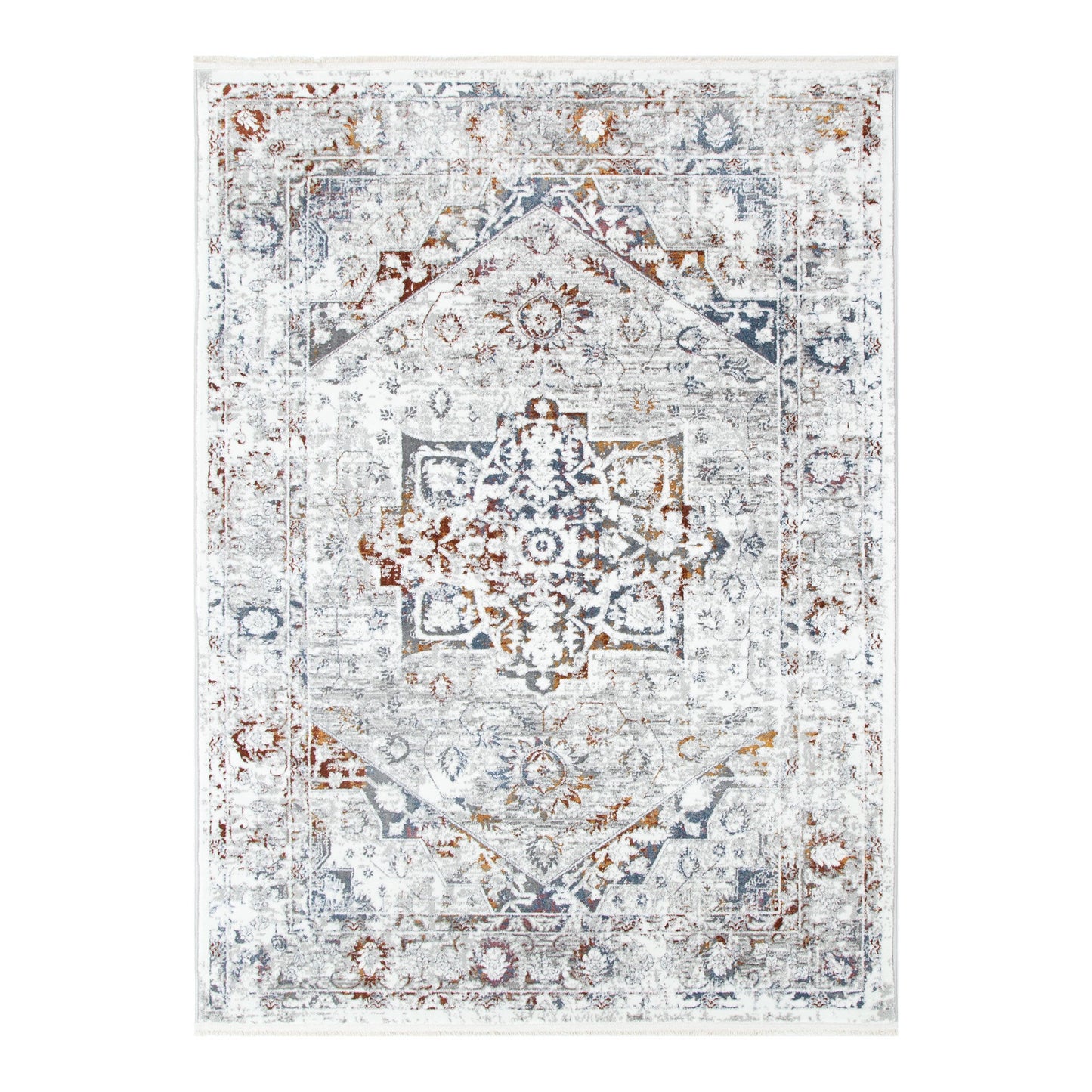 Bohemian Paradise Classic Vintage Grey Multi Rug - 09GMUL