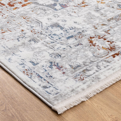 Bohemian Paradise Classic Vintage Grey Multi Rug - 09GMUL