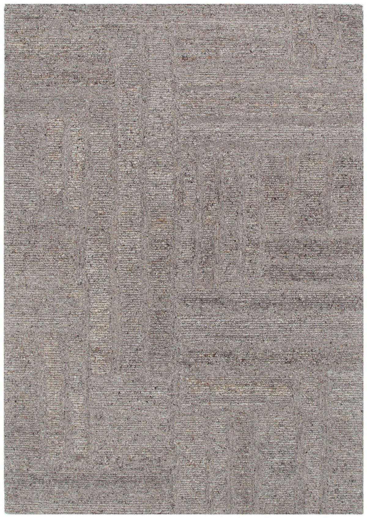 Soren Brown Grey Modern Wool Rug – Mirra Interiors