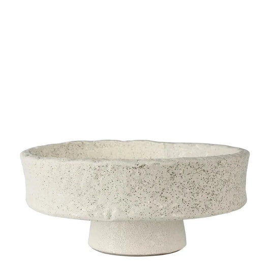 Bolero | Speckled Terracotta Bowl - White