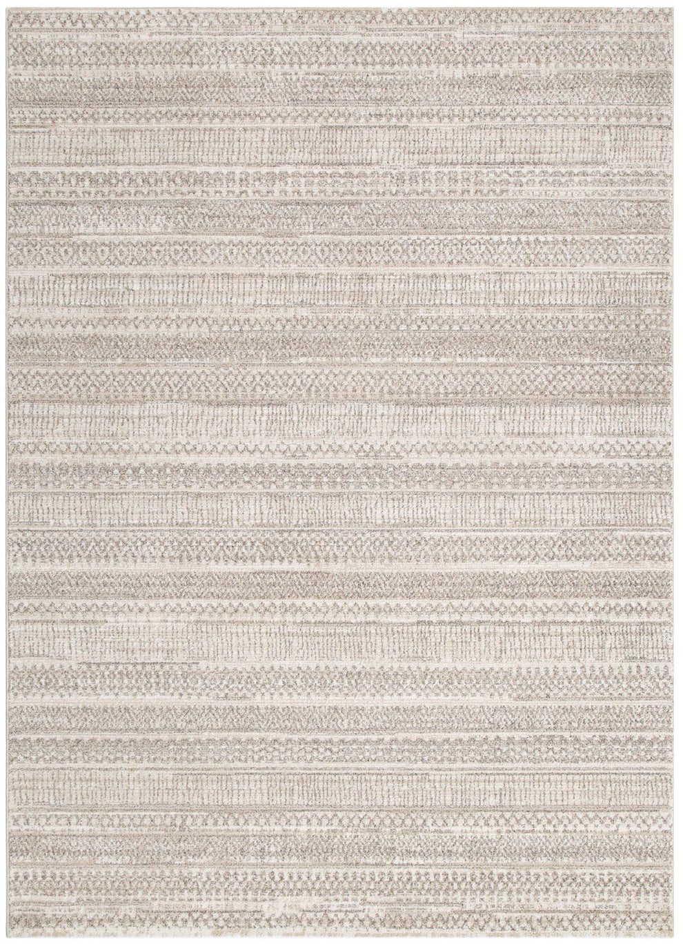 Clara Distressed Tribal Beige Rug - C101 – Mirra Interiors