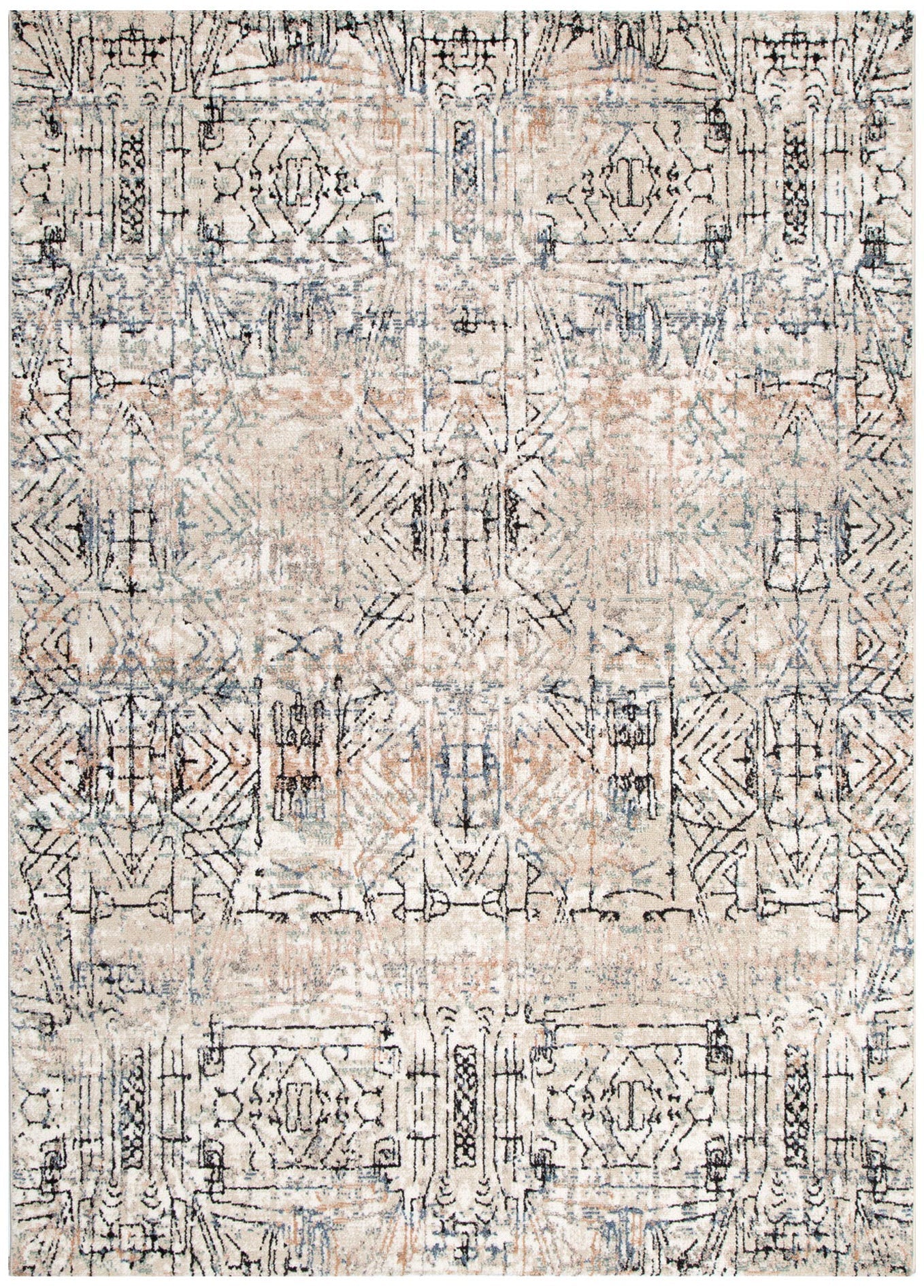 Clara Graffiti Multi Rug - C105 – Mirra Interiors