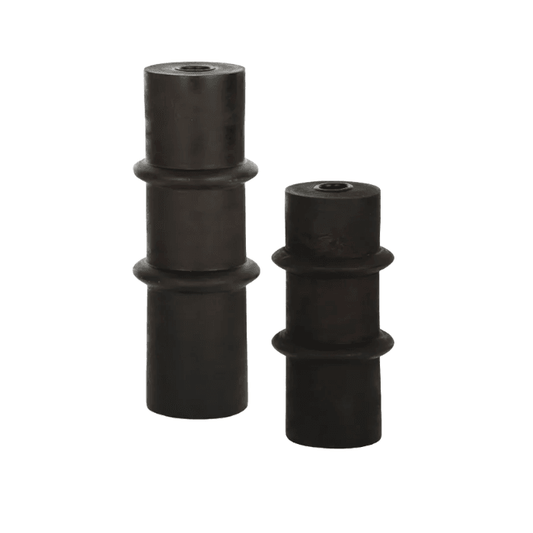 Capi | Wood Candle Stand Black - Mirra Interiors