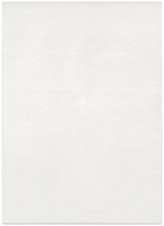 Chateau Geometric Lines White Rug - CH03