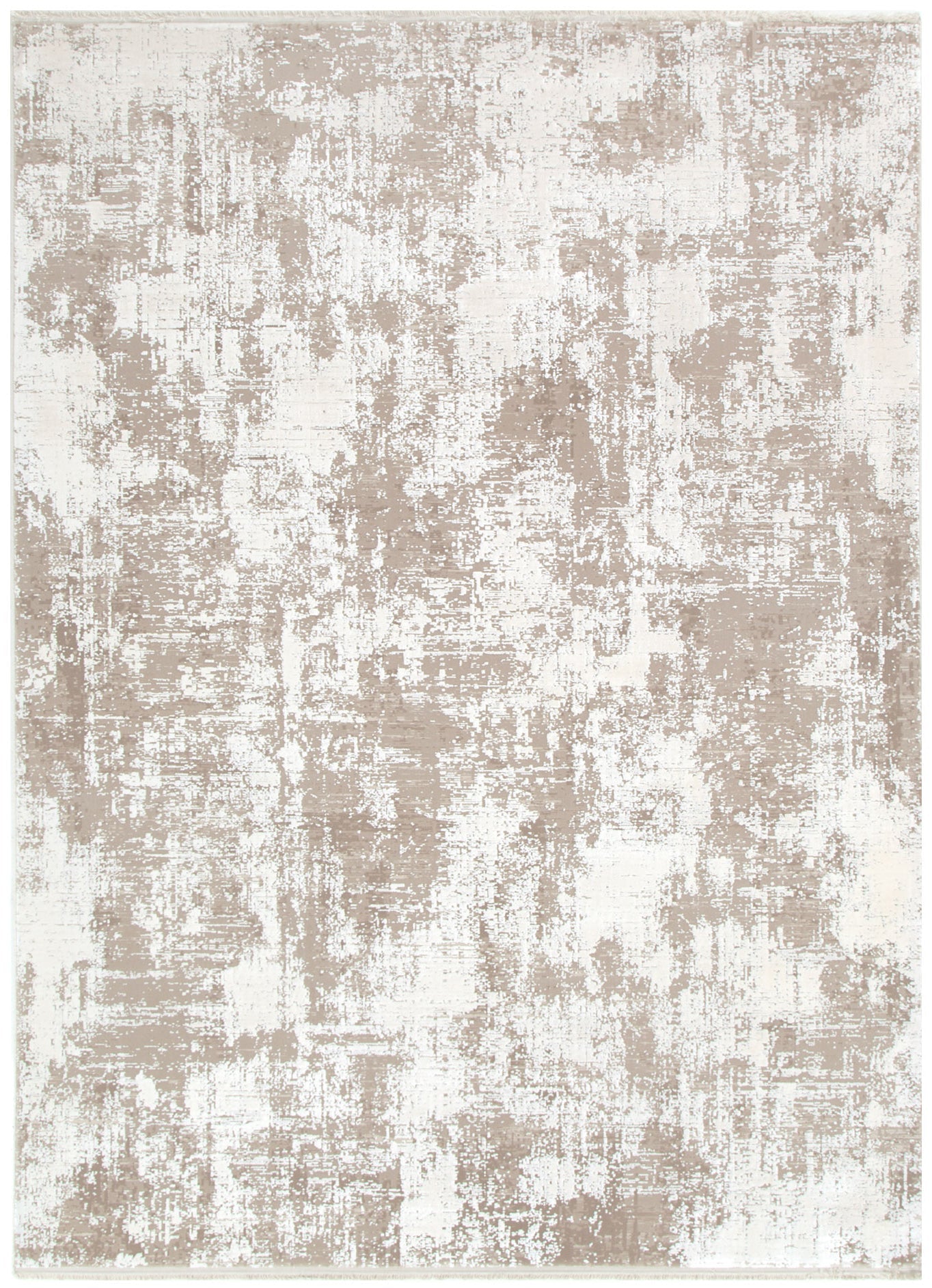 Chateau Distressed Beige and White Rug - CH07