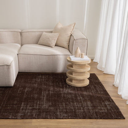 Harbour Chocolate Brown Indoor Outdoor Rug
