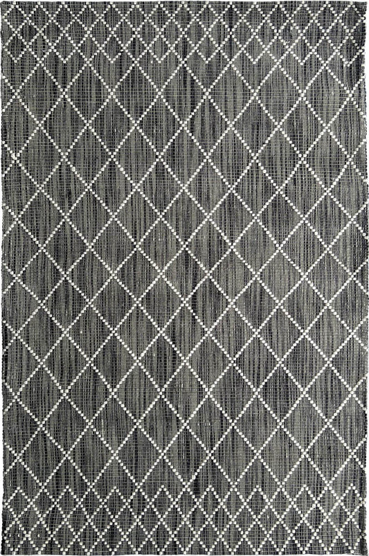 Ines | Marrakesh Wool Rug Dark Grey - Mirra Interiors