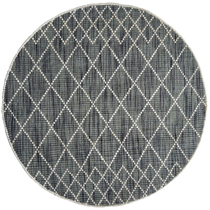 Ines | Marrakesh Wool Rug Dark Grey - Mirra Interiors