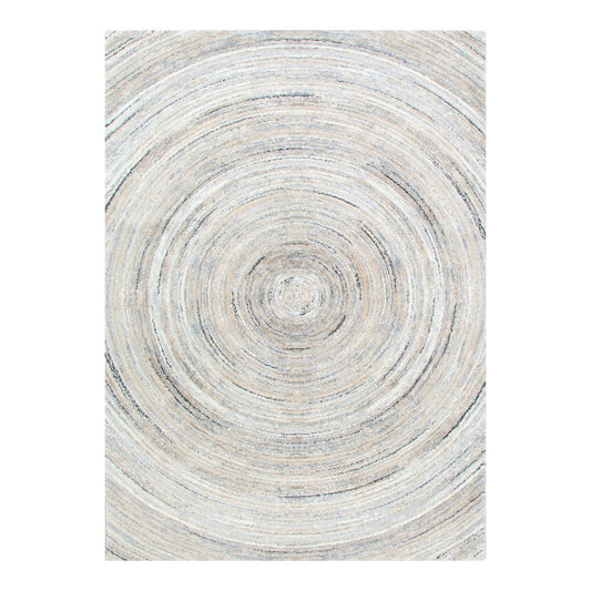 Mahli | Modern Ripple Rug - Grey Beige