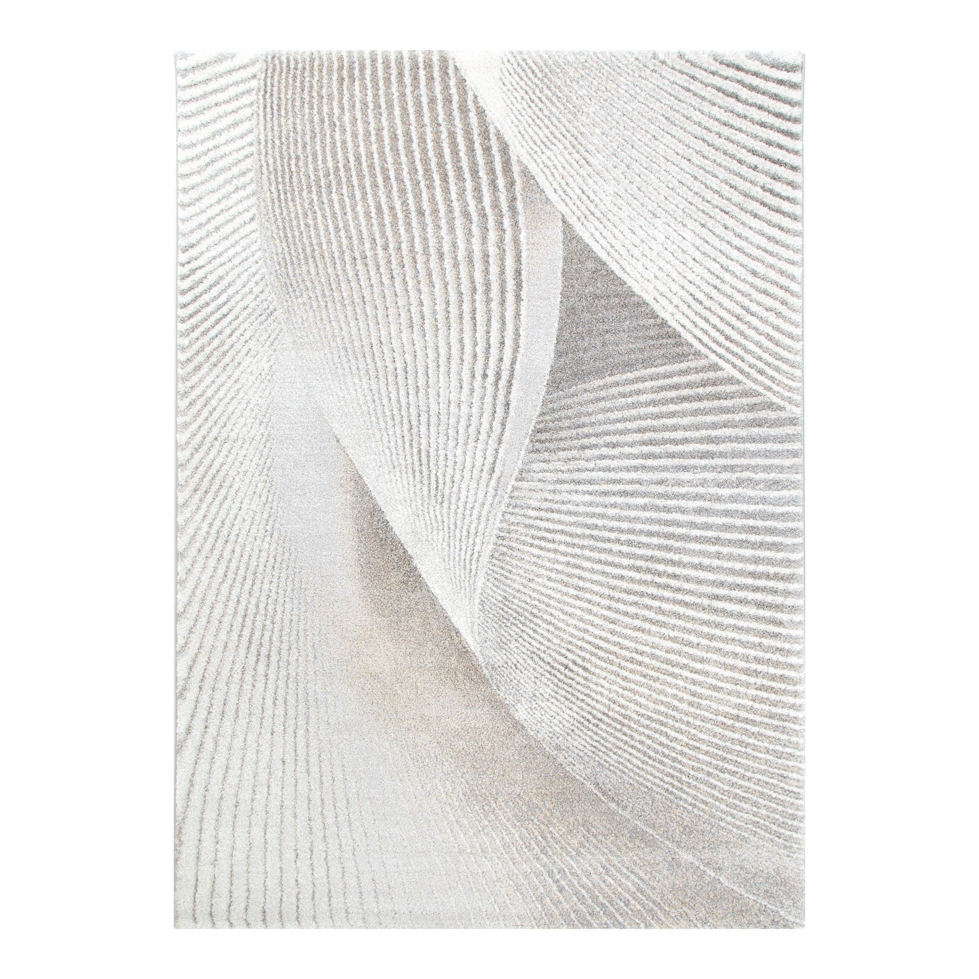 Mahli | Abstract Contour Rug - Grey Beige – Mirra Interiors