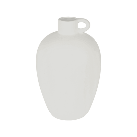 Tasha | Porcelain Jug Vase Ivory White - Mirra Interiors