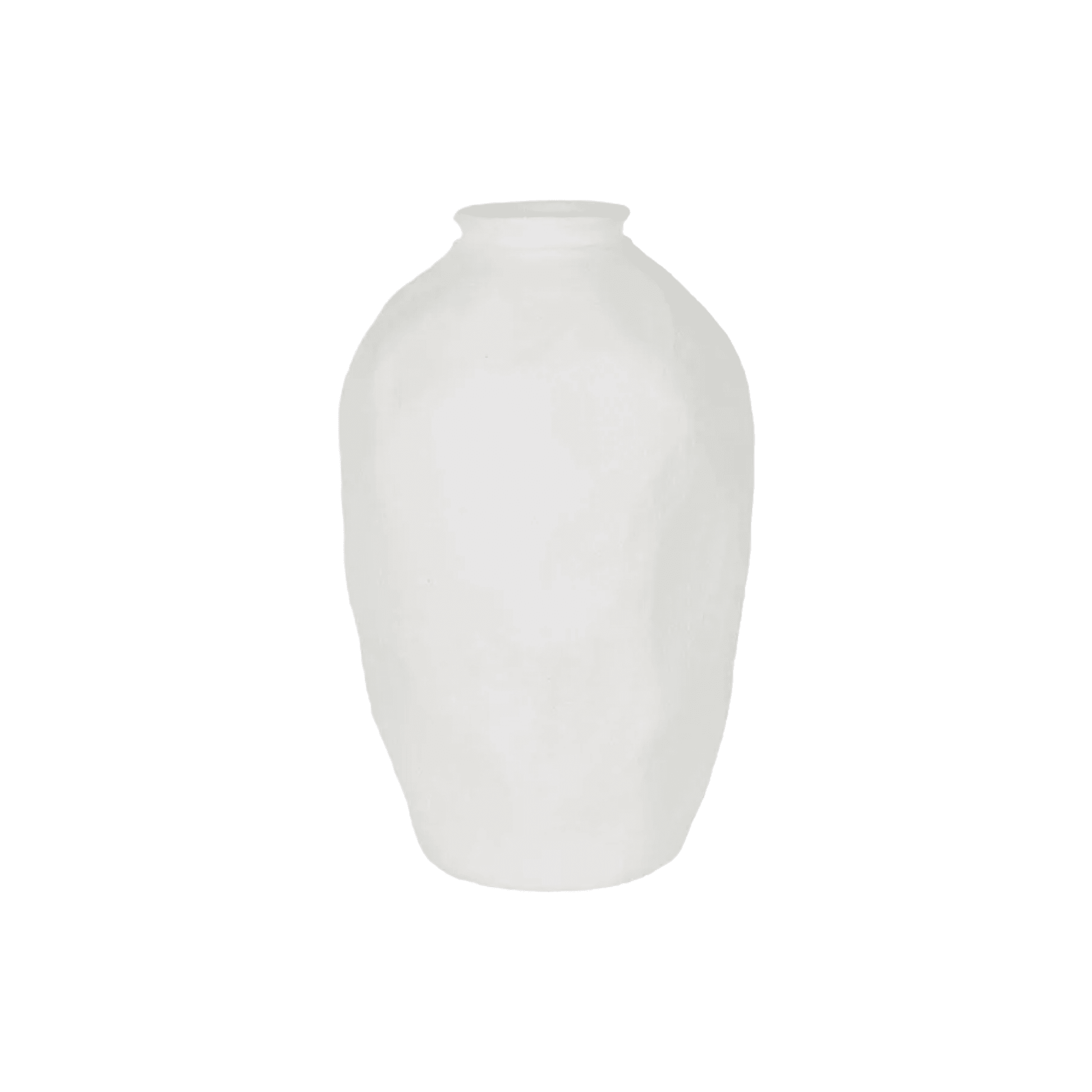 Cybene | Organic Terracotta Vase White - Mirra Interiors