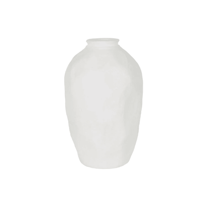 Cybene | Organic Terracotta Vase White - Mirra Interiors