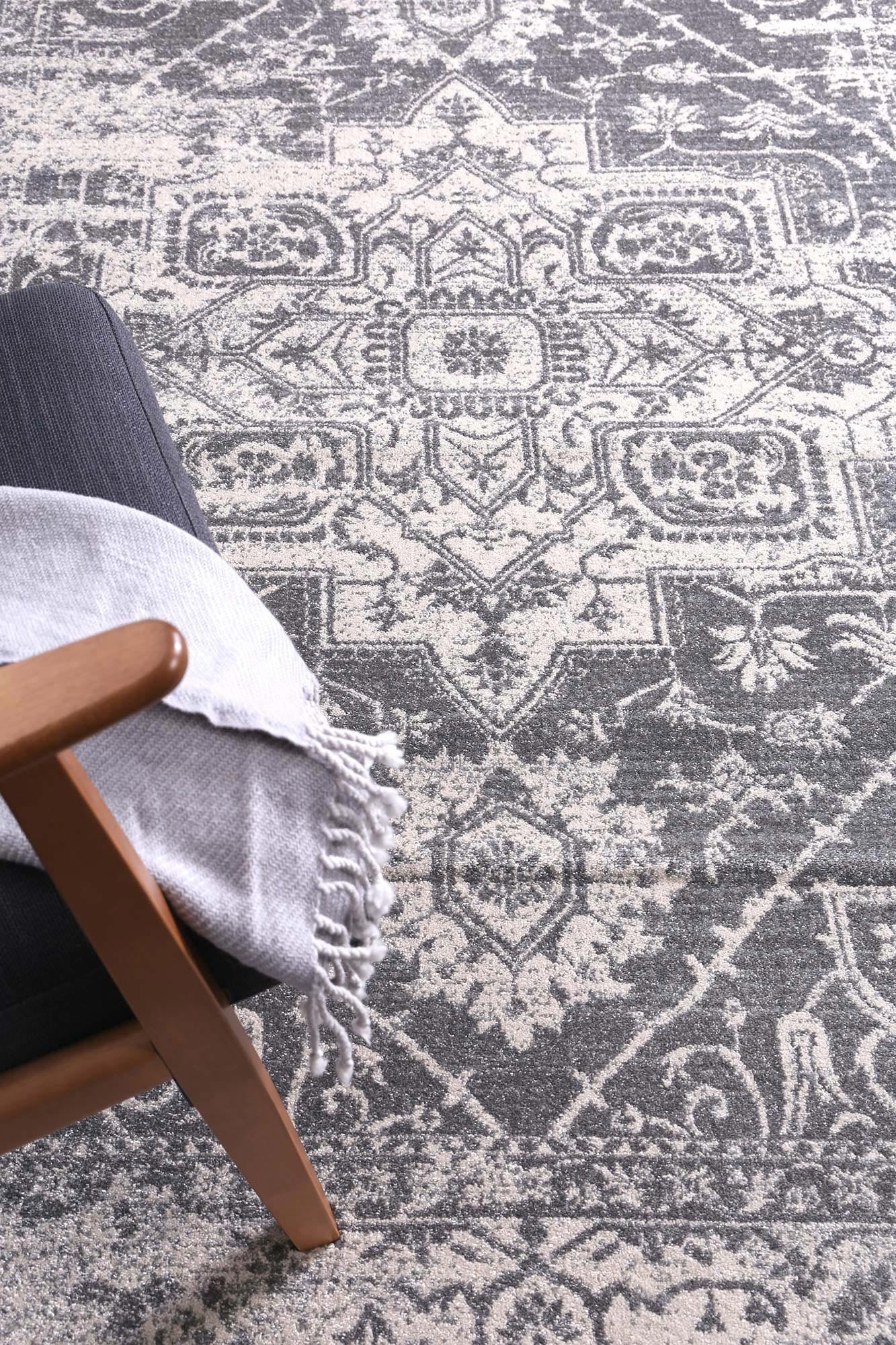 Delicate | Audrey Rug - Ivory & Grey