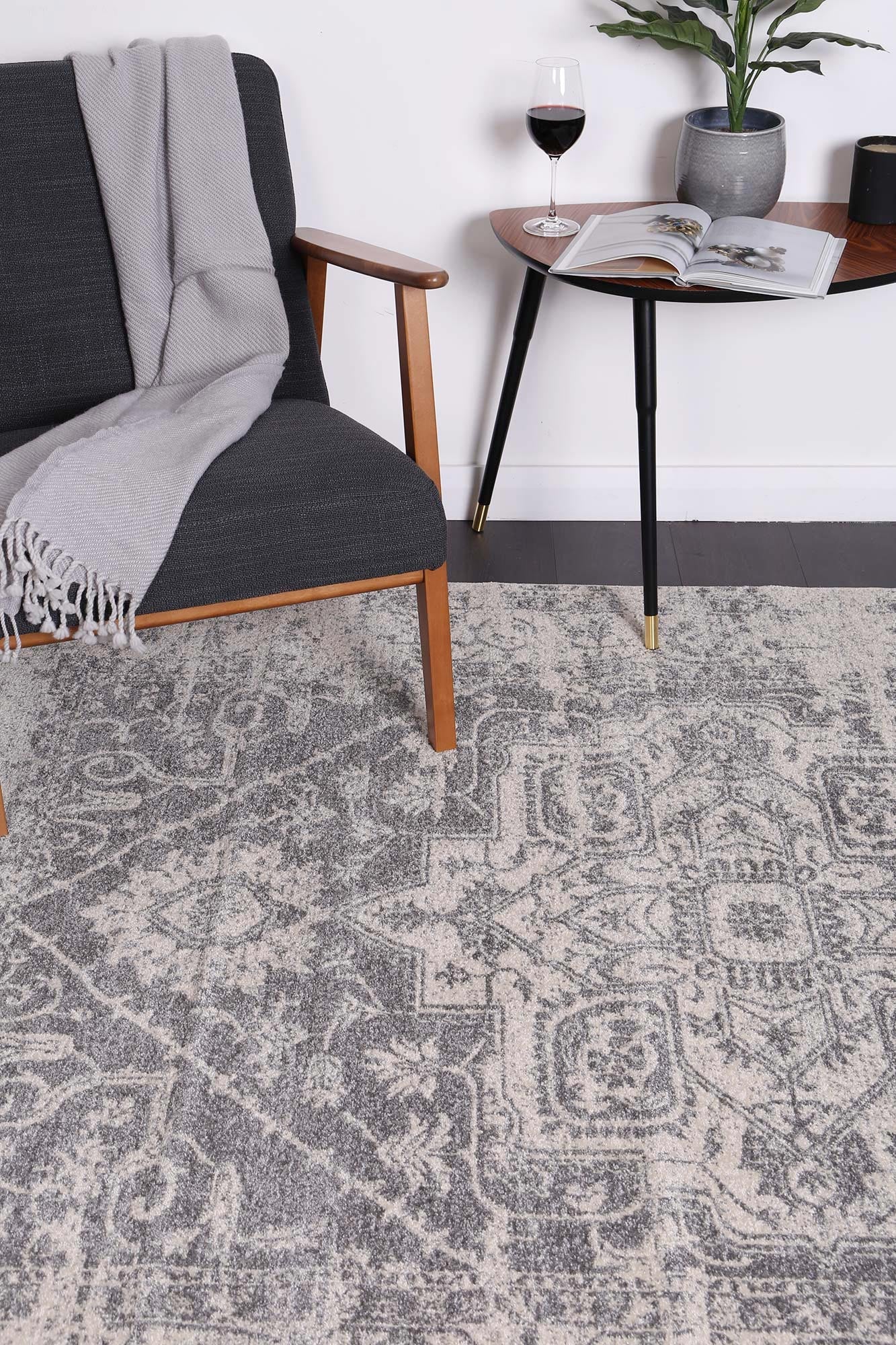 Delicate | Audrey Rug - Ivory & Grey
