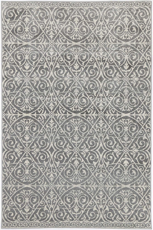 Delicate | Katherine Rug - Grey & Ivory