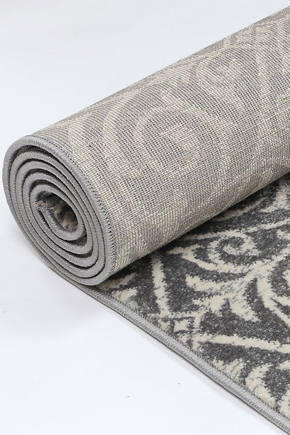 Delicate | Katherine Rug - Grey & Ivory