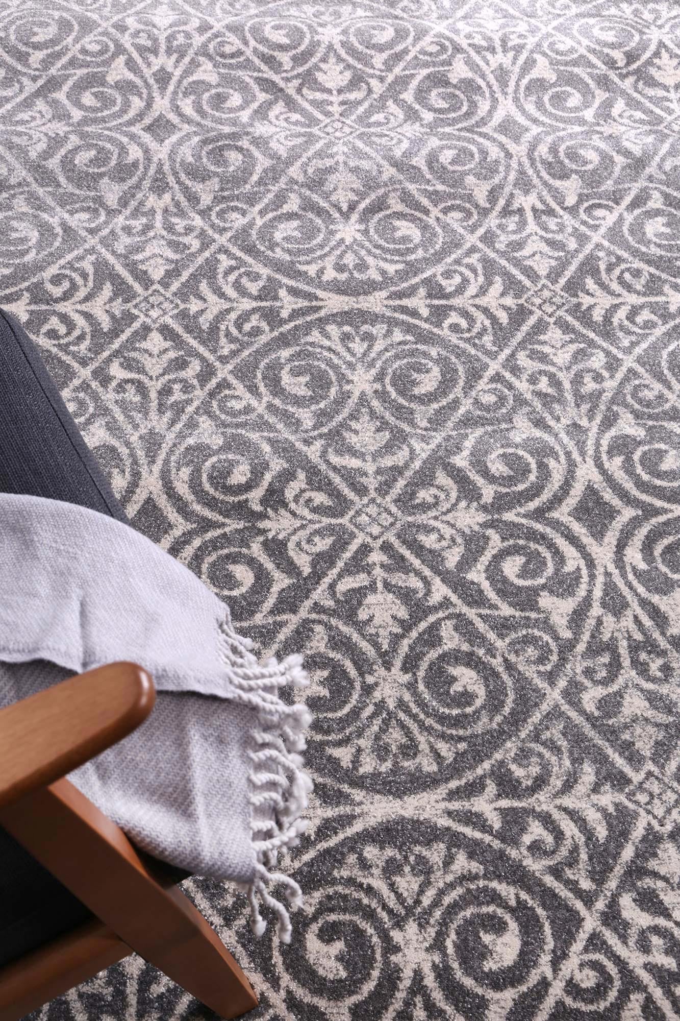 Delicate | Katherine Rug - Grey & Ivory