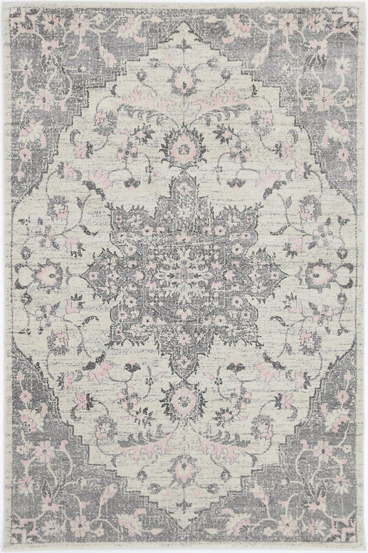 Delicate | Madeleine Rug - Grey & Ivory
