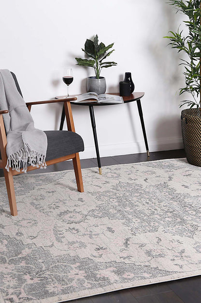 Delicate | Madeleine Rug - Grey & Ivory
