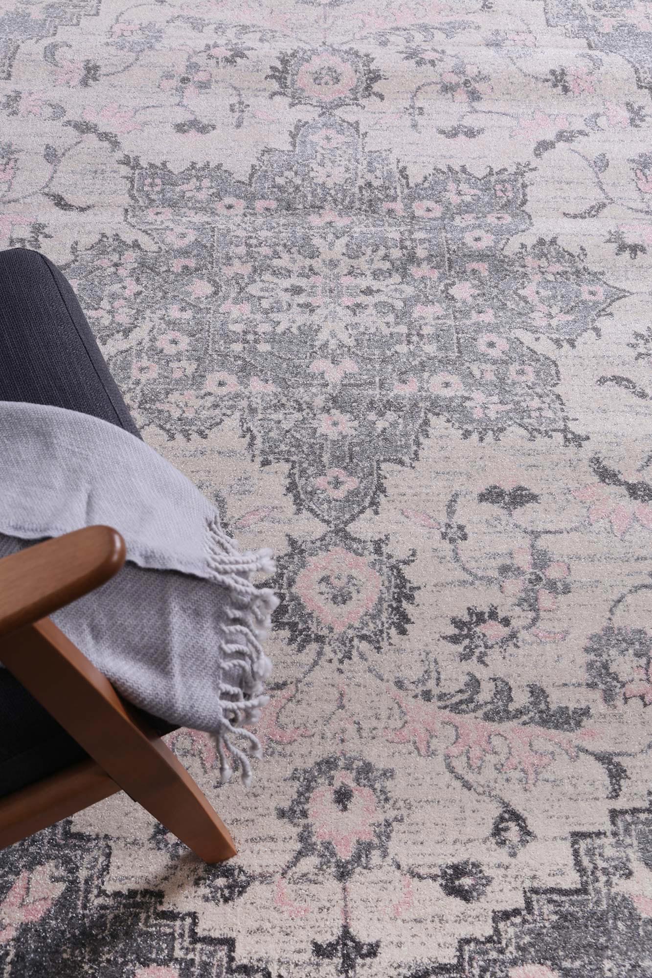 Delicate | Madeleine Rug - Grey & Ivory