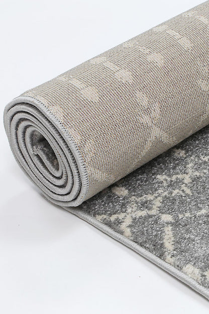 Delicate | Cassiday Rug - Grey & Ivory