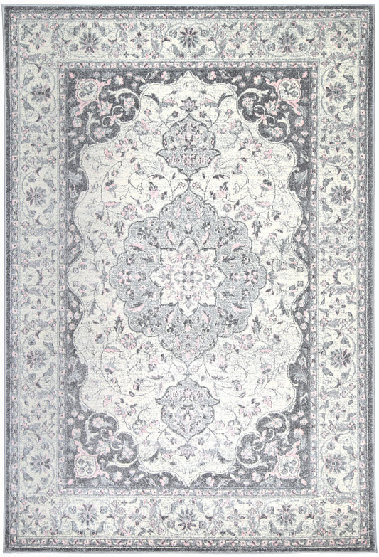 Delicate | Traditional Rug - Grey