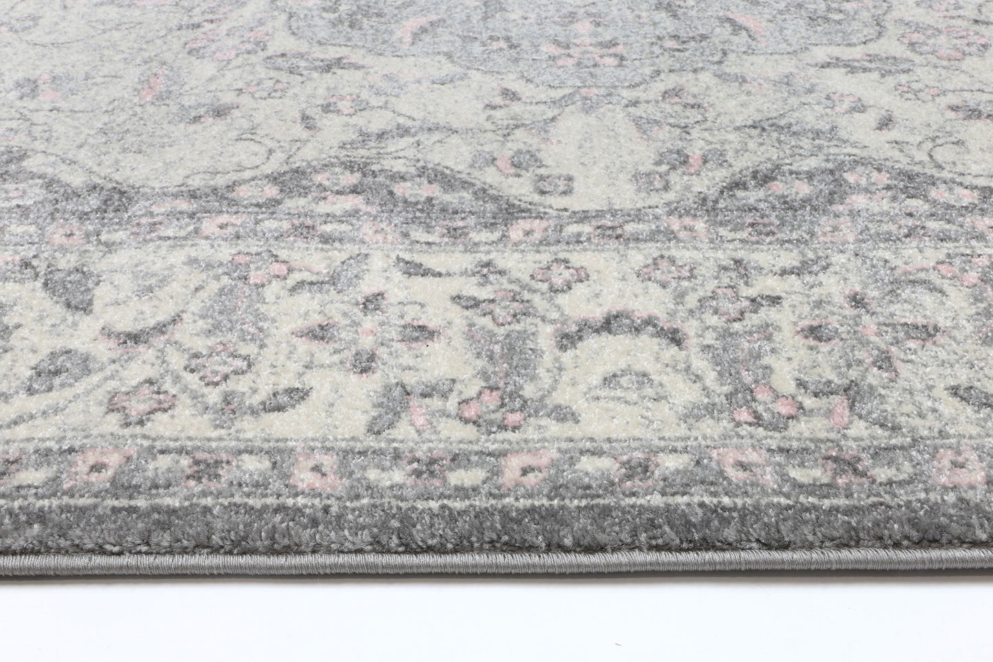 Delicate | Traditional Rug - Grey