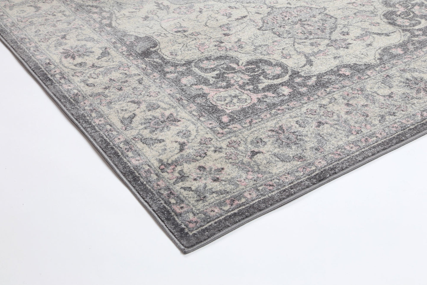 Delicate | Traditional Rug - Grey