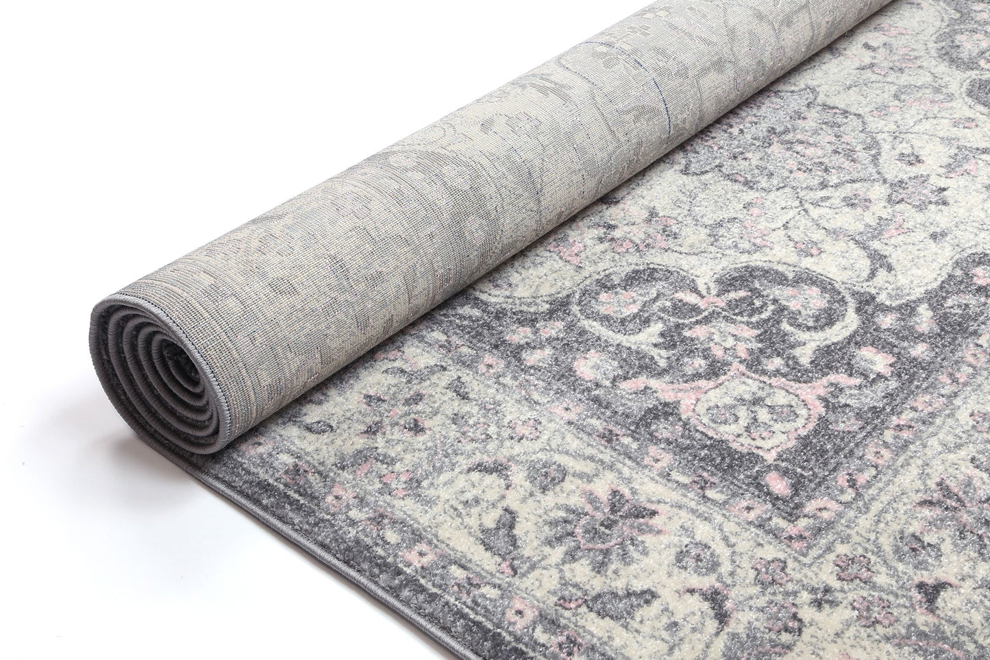Delicate | Traditional Rug - Grey