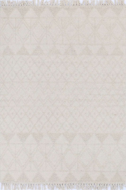 Diego Inca Beige Wool Rug - DIEG01
