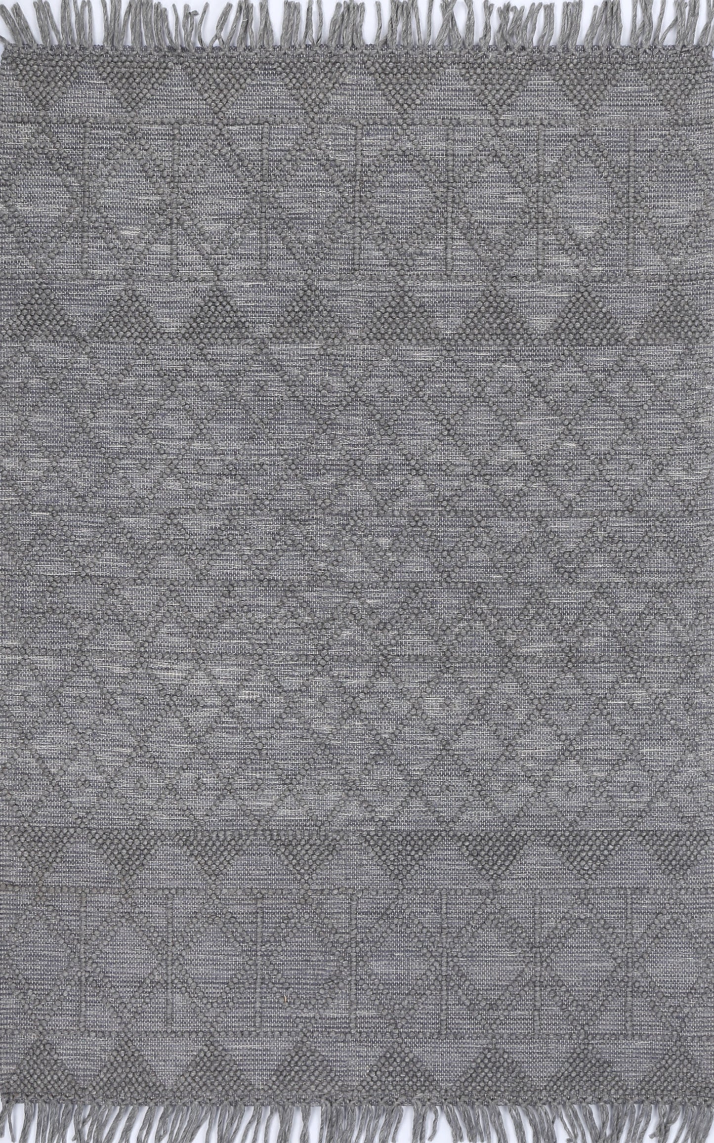 Diego Inca Grey Multi Wool Rug - DIEG01
