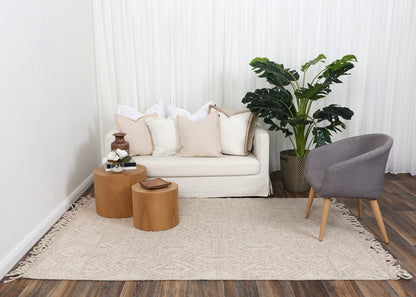 Diego Tribal Brown Wool Rug - DIEG02