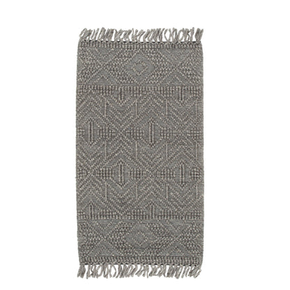 Diego Tribal Grey Multi Wool Rug - DIEG02