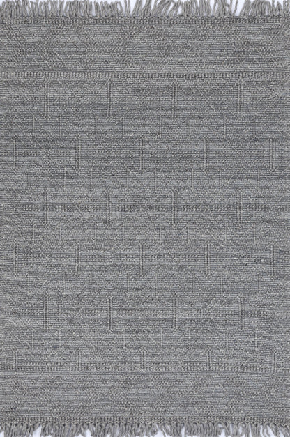 Diego Tribal Grey Multi Wool Rug - DIEG02