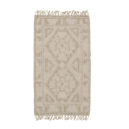 Diego Ornamental Brown Wool Rug - DIEG03