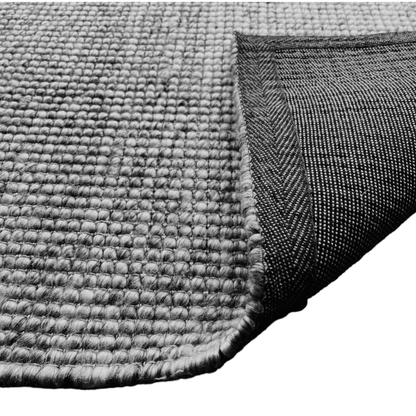 Freya | Loopy Wool Rug Grey - Mirra Interiors