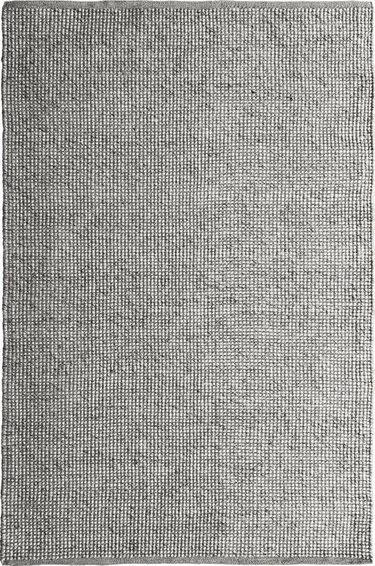 Freya | Loopy Wool Rug Light Grey - Mirra Interiors