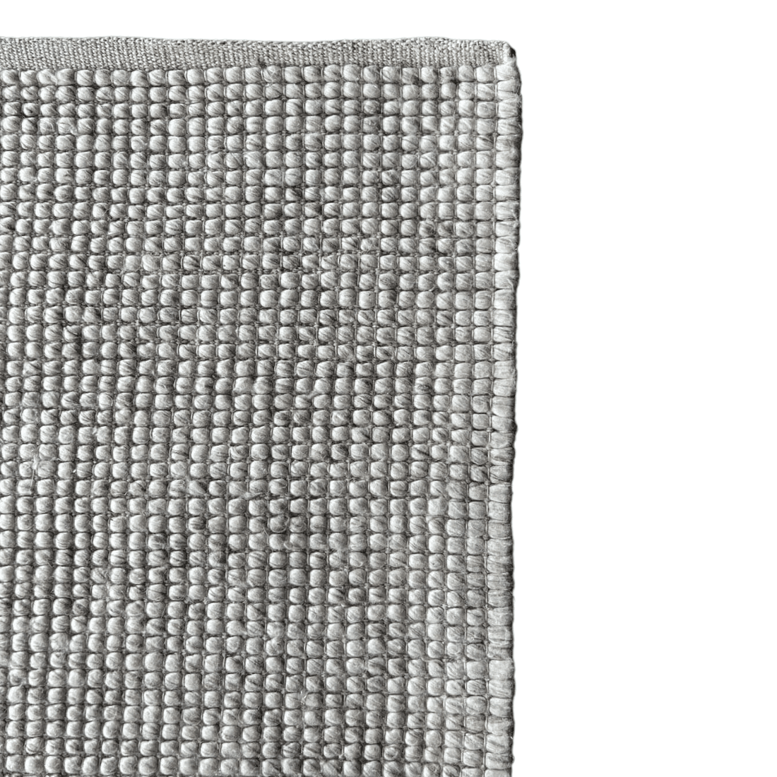 Freya | Loopy Wool Rug Light Grey - Mirra Interiors