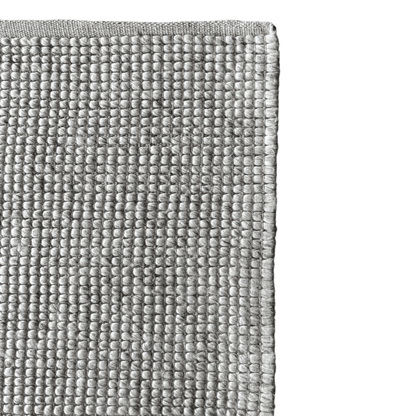 Freya | Loopy Wool Rug Light Grey - Mirra Interiors