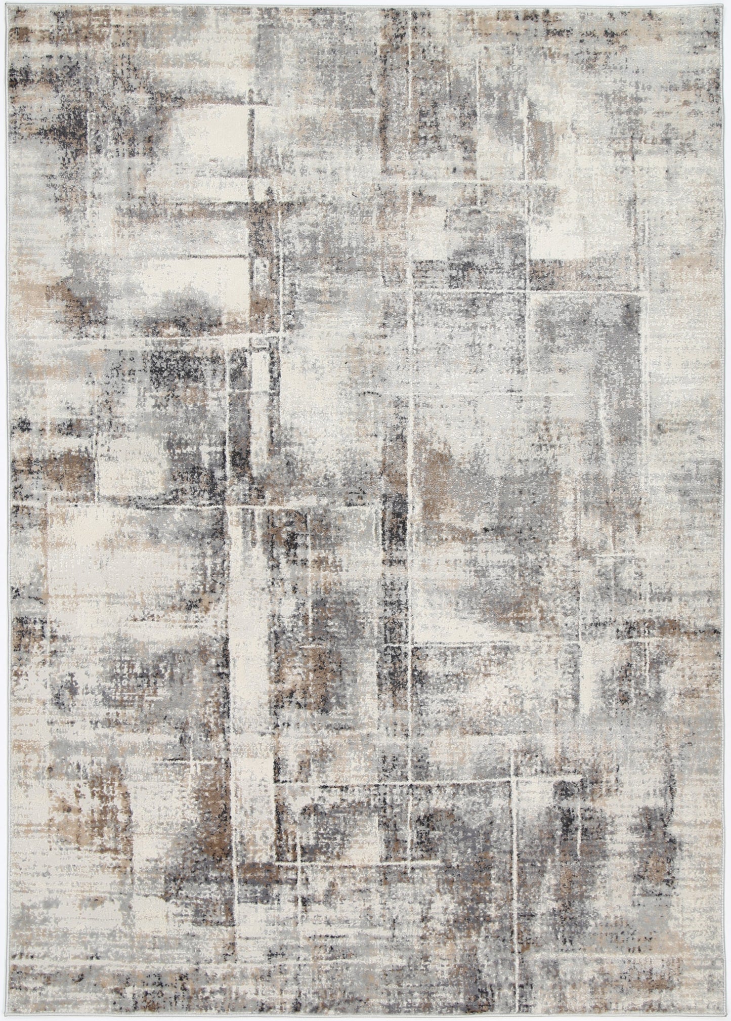 Expressions | Modern Rug - Beige & Grey