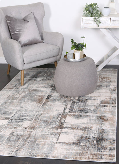 Expressions | Modern Rug - Beige & Grey